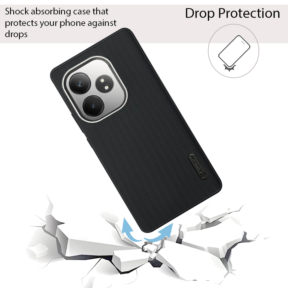 NIUKIN Super Frosted Dotted Case with Camera Ring for Realme GT 6