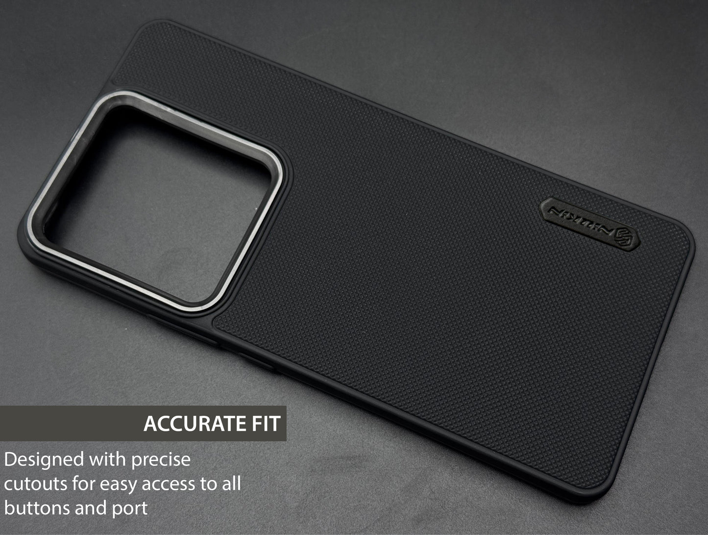 NIUKIN Super Frosted Dotted Case with Camera Ring for Realme GT 7