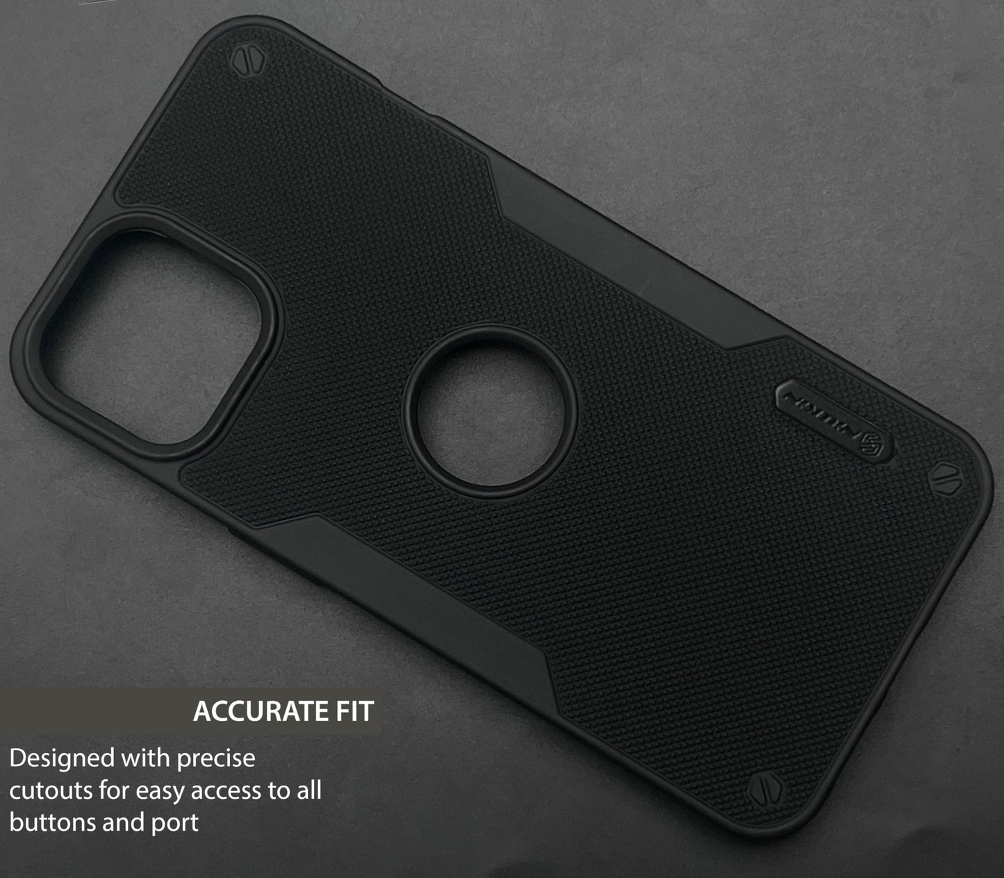 NIUKIN Super Frosted Pro Shield Dotted Case for iPhone 13