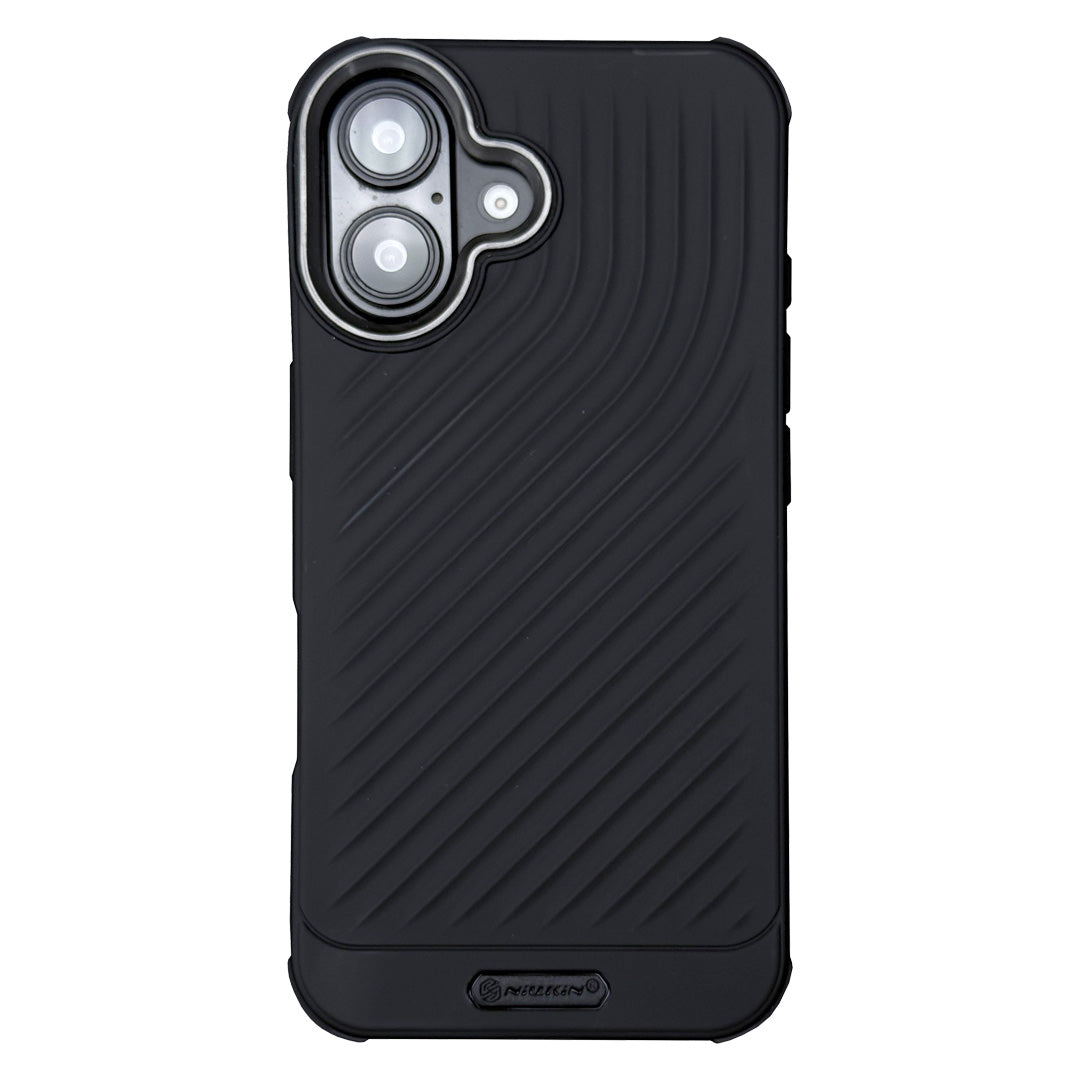 Ripple Wave Case with Metallic Camera Ring for iPhone 16
