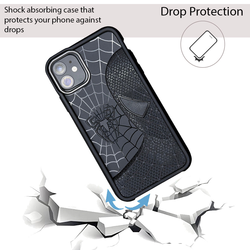 Sp Superhero Web Case with Metallic Camera Ring for iPhone 11