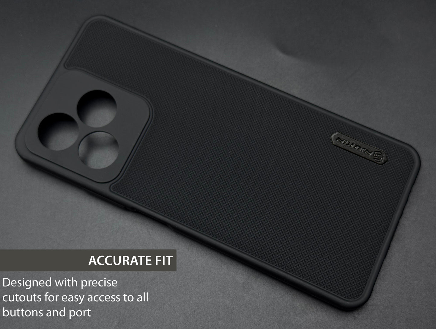 NIUKIN Super Frosted Dotted Case for Realme C53