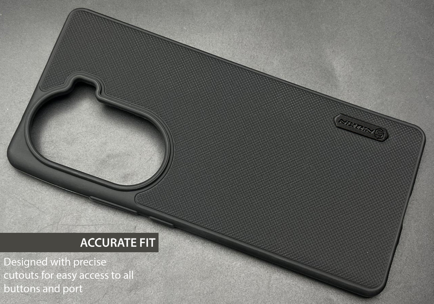 NIUKIN Super Frosted Dotted Case for Oppo Reno 11 Pro