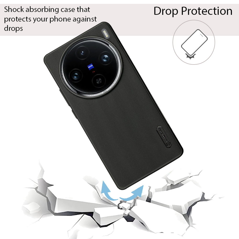 NIUKIN Super Frosted Dotted Case for Vivo X100 Pro