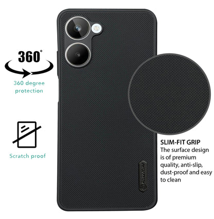 NIUKIN Super Frosted Dotted Case for Realme 10