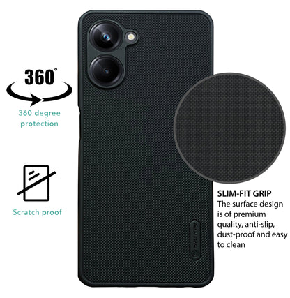 NIUKIN Super Frosted Dotted Case for Realme 10 Pro 5G