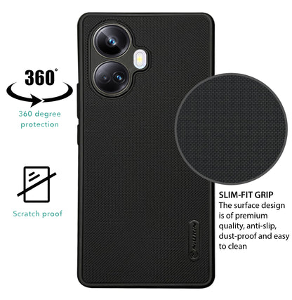 NIUKIN Super Frosted Dotted Case for Realme 10 Pro Plus 5G