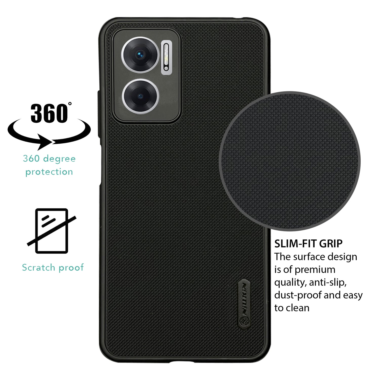 NIUKIN Super Frosted Dotted Case for Xiaomi Mi 11 Prime