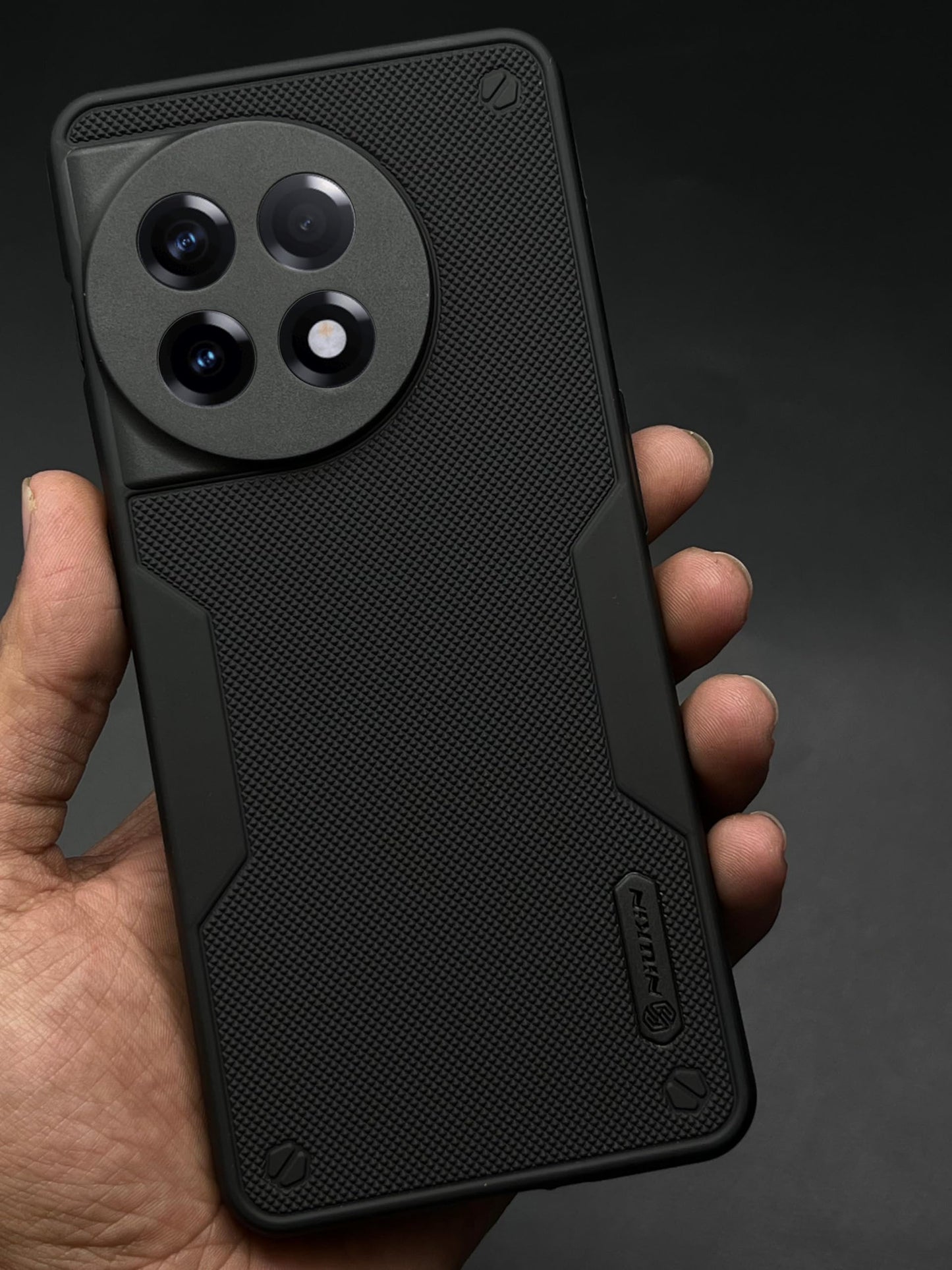 NIUKIN Super Frosted Pro Shield Dotted Case for Oneplus 11R