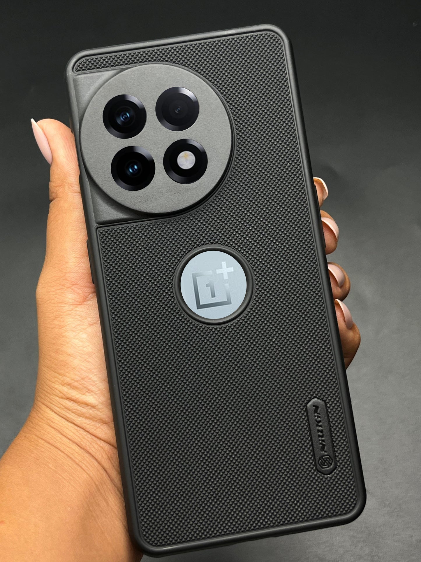 NIUKIN Super Frosted Dotted Case with LOGO CUT for Oneplus 11R