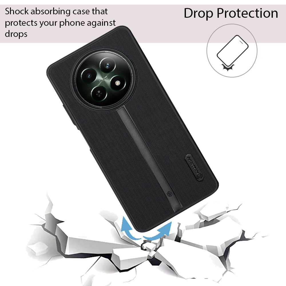 NIUKIN Super Frosted Dotted Case for Realme 12