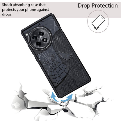 Sp Superhero Web Case with Metallic Camera Ring for Oneplus 12R