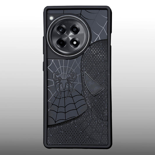 Sp Superhero Web Case with Metallic Camera Ring for Oneplus 12R