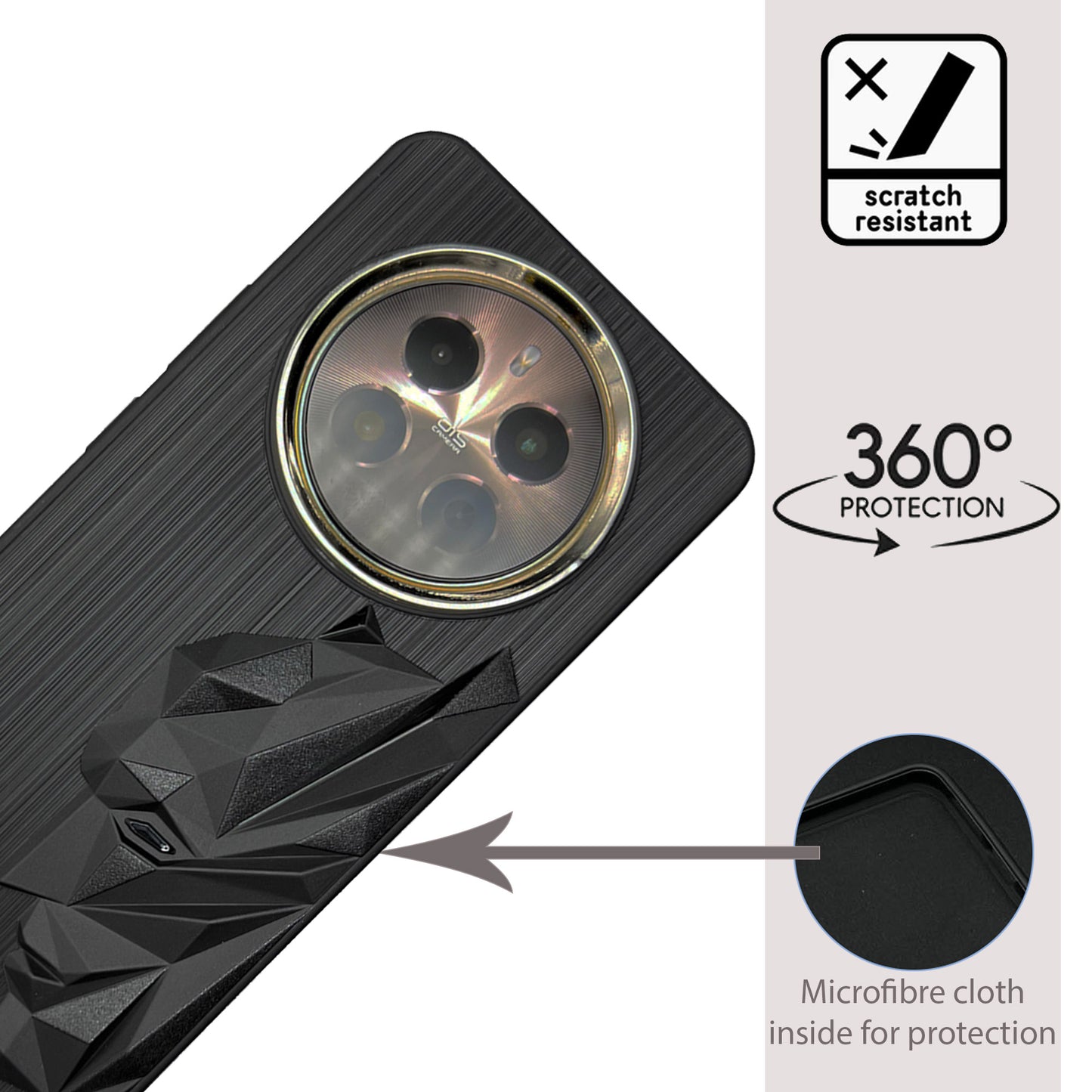 Bt Superhero Case with Camera Ring for Realme 12 Plus(5G)