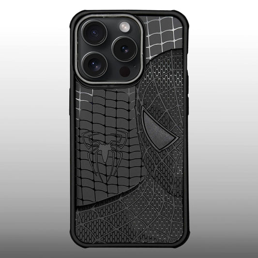 Sp Superhero Web Case with Metallic Camera Ring for iPhone 13 Pro