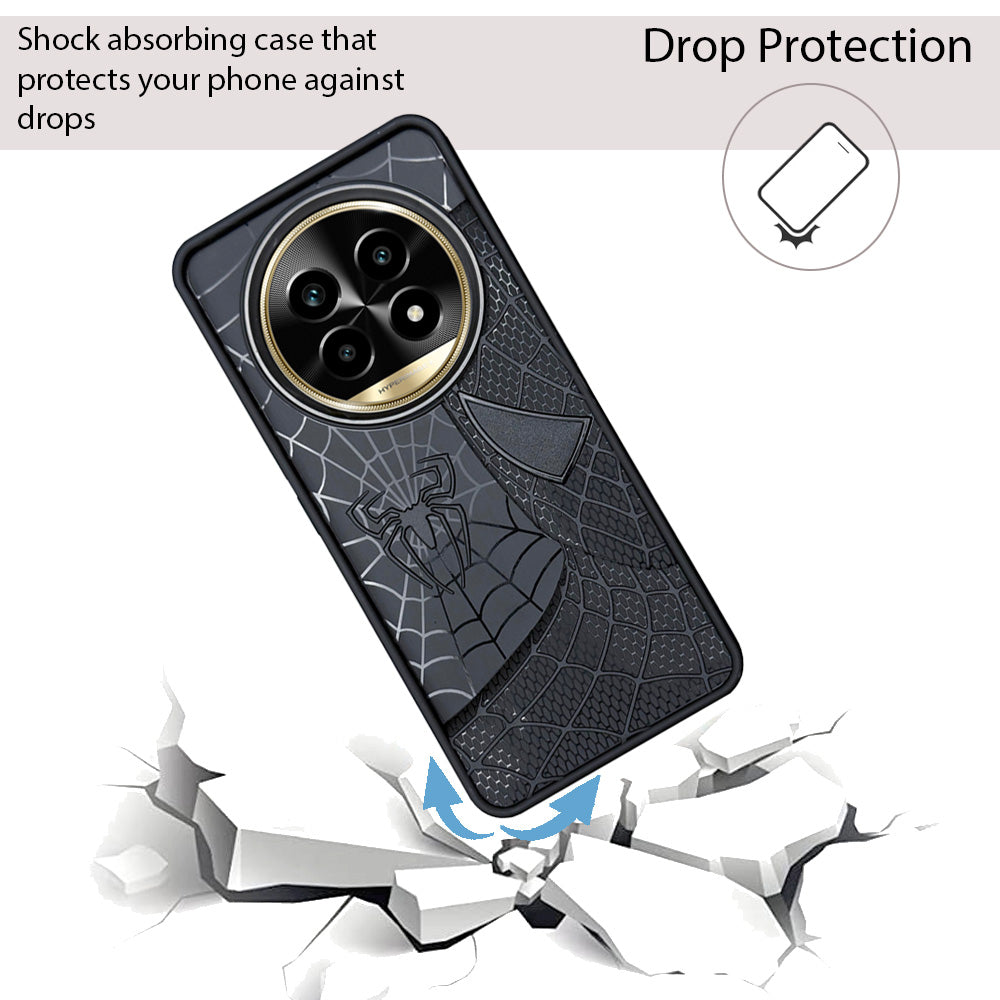 Sp Superhero Web Case with Metallic Camera Ring for Realme 13 Pro(5G)