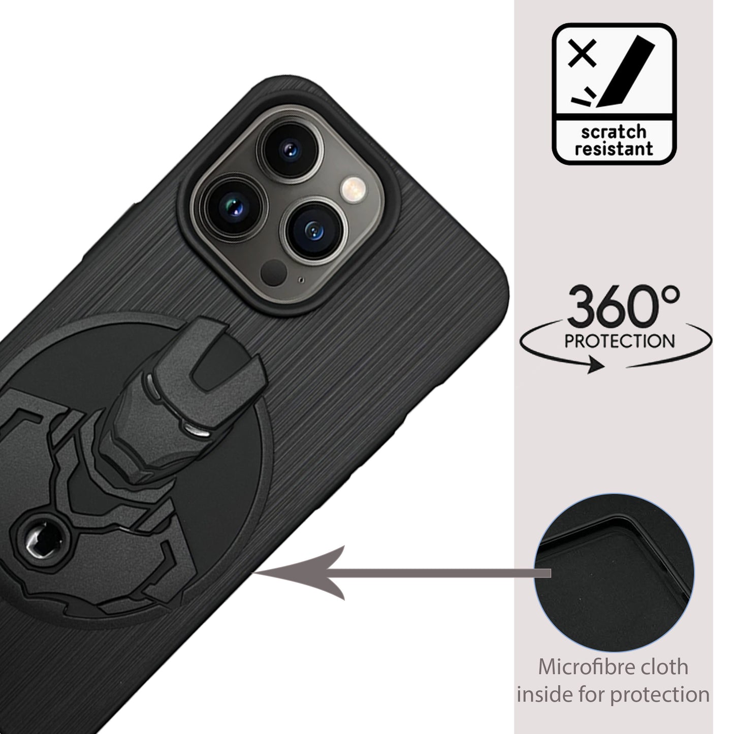 IR Superhero Shield Case for iPhone 14 Pro