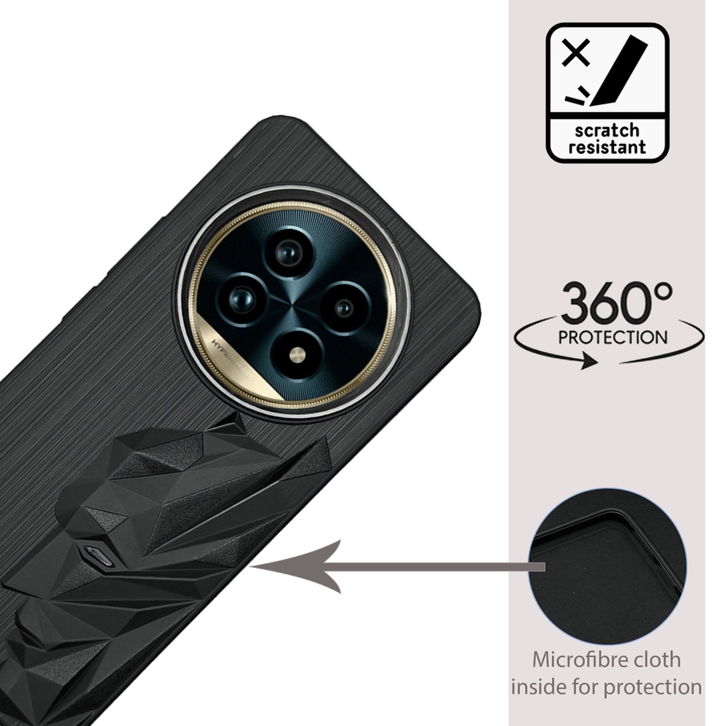 Bt Superhero Case with Camera Ring for Realme 13 Pro Plus(5G)