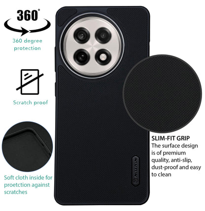 NIUKIN Super Frosted Dotted Case with Camera Ring for Oneplus 13R