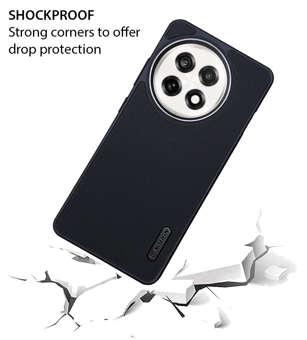 NIUKIN Super Frosted Dotted Case with Camera Ring for Oneplus 13R
