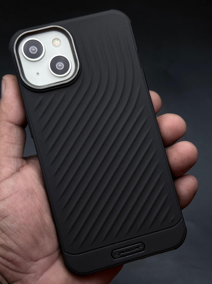 Ripple Wave Case with Metallic Camera Ring for iPhone 14