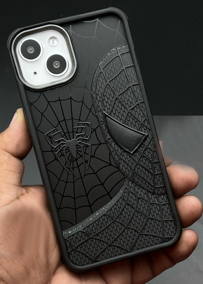 Sp Superhero Web Case with Metallic Camera Ring for iPhone 14