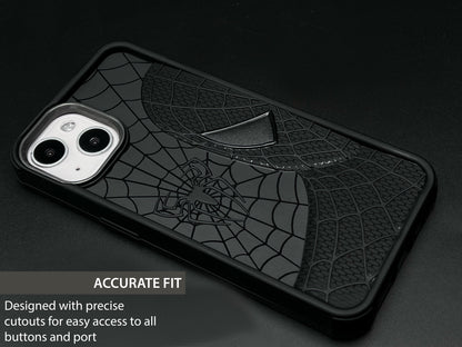 Sp Superhero Web Case with Metallic Camera Ring for iPhone 14