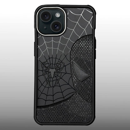 Sp Superhero Web Case with Metallic Camera Ring for iPhone 14