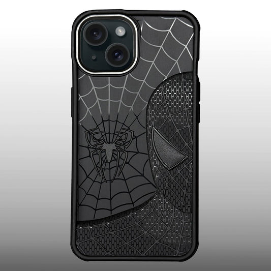 Sp Superhero Web Case with Metallic Camera Ring for iPhone 13