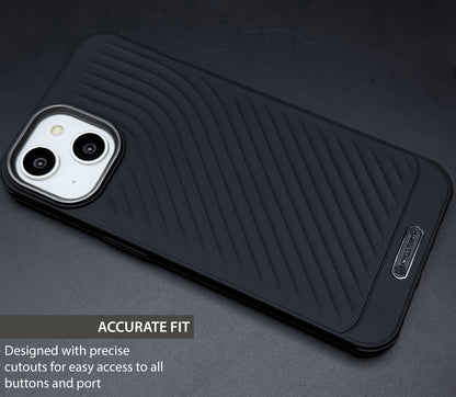 Ripple Wave Case with Metallic Camera Ring for iPhone 14