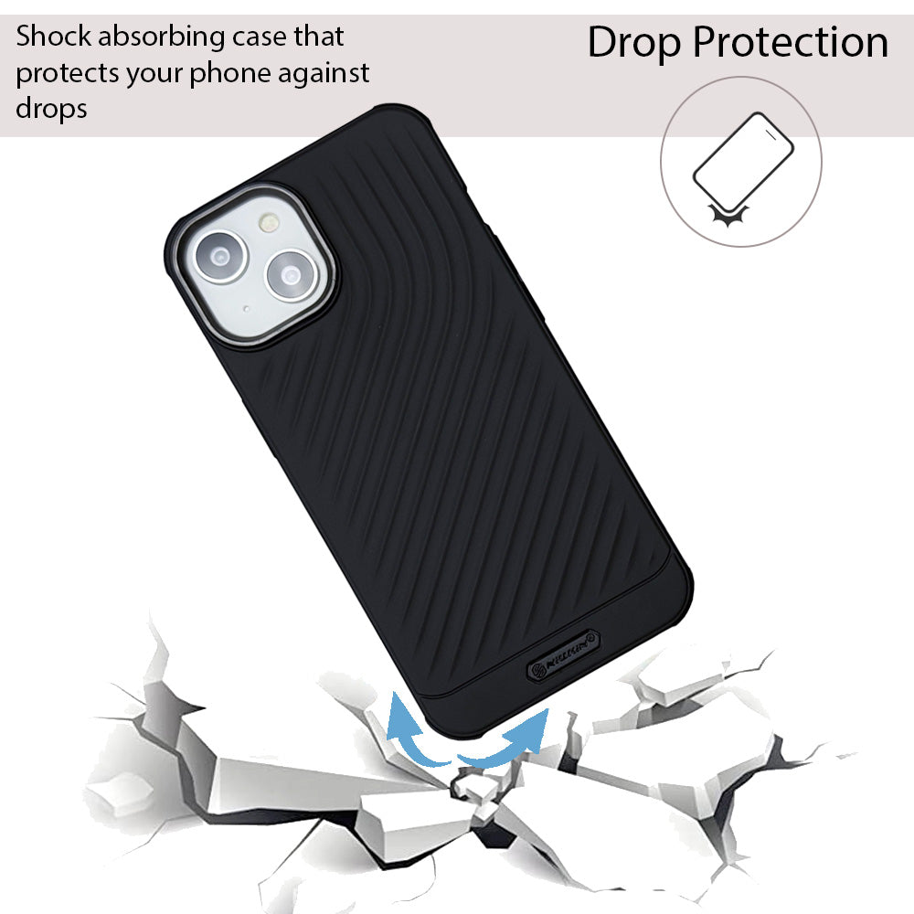 Ripple Wave Case with Metallic Camera Ring for iPhone 14
