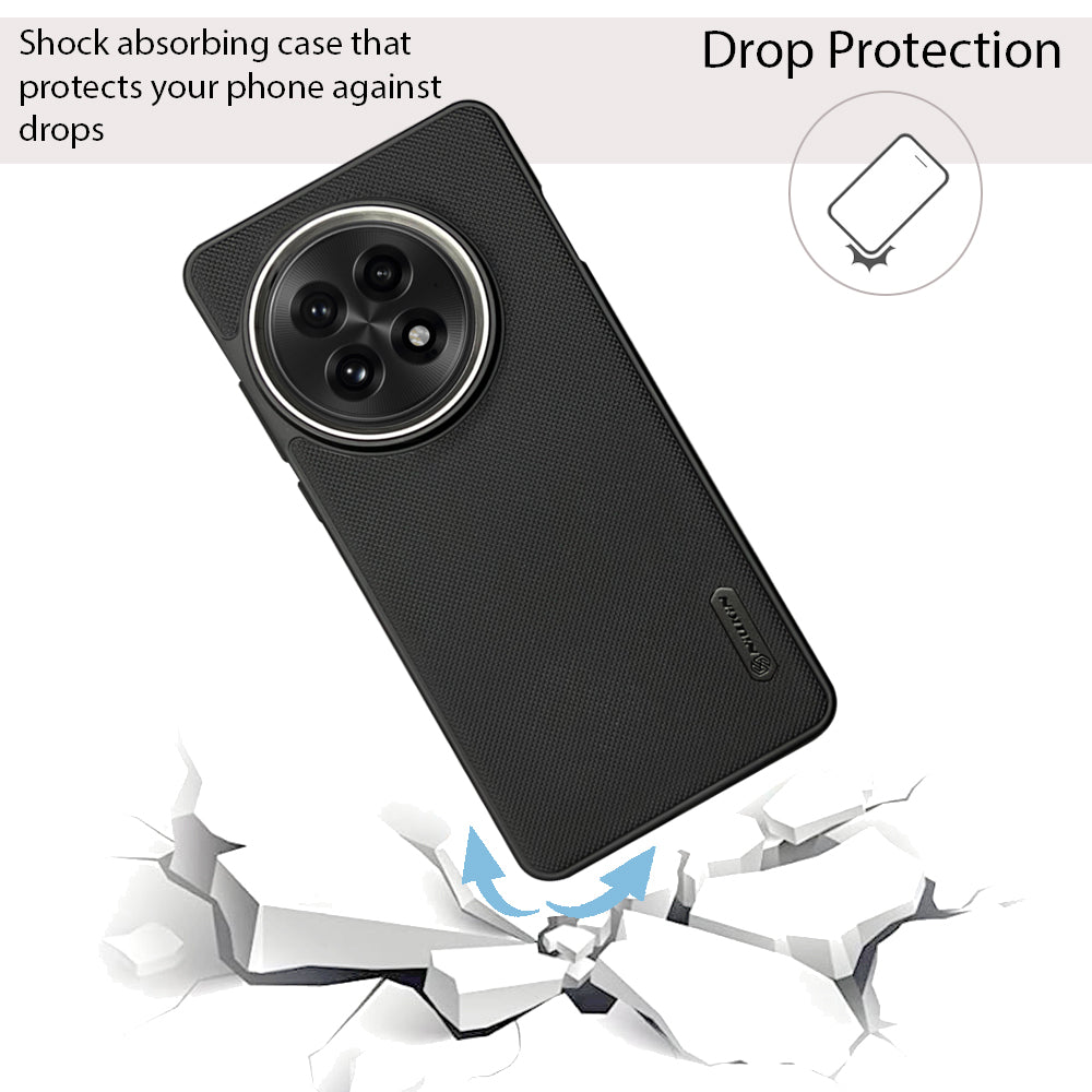 NIUKIN Super Frosted Dotted Case with Camera Ring for Oneplus 13