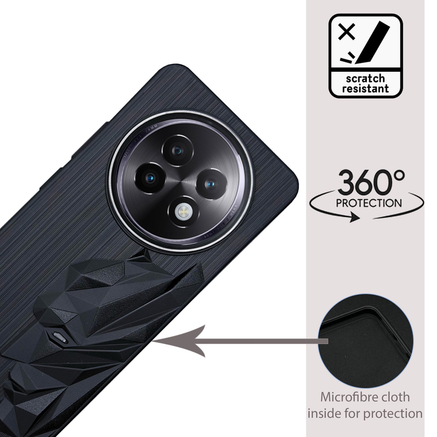 Bt Superhero Case with Camera Ring for Realme 13 Plus(5G)