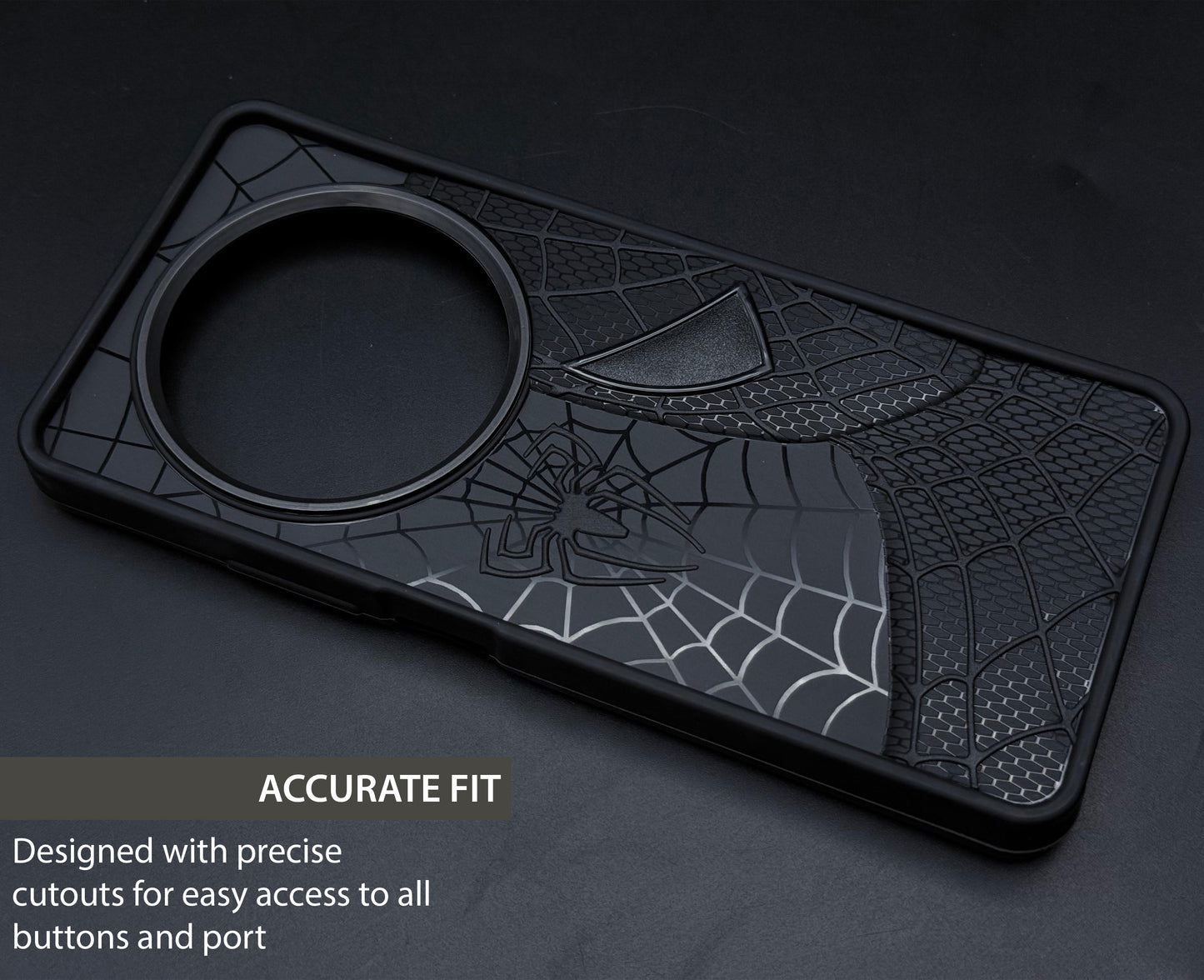 Sp Superhero Web Case with Metallic Camera Ring for Realme 13 Plus(5G)