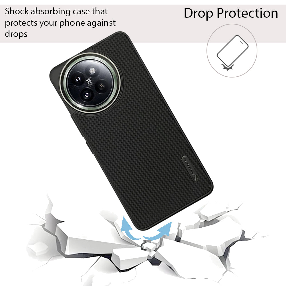 NIUKIN Super Frosted Dotted Case with Camera Ring for Xiaomi Mi 14 Civi