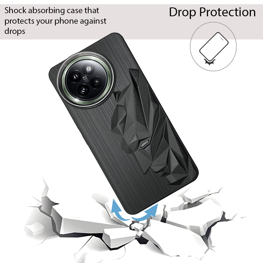 Bt Superhero Case with Metallic Camera Ring for Redmi 14 CIVI(5G)