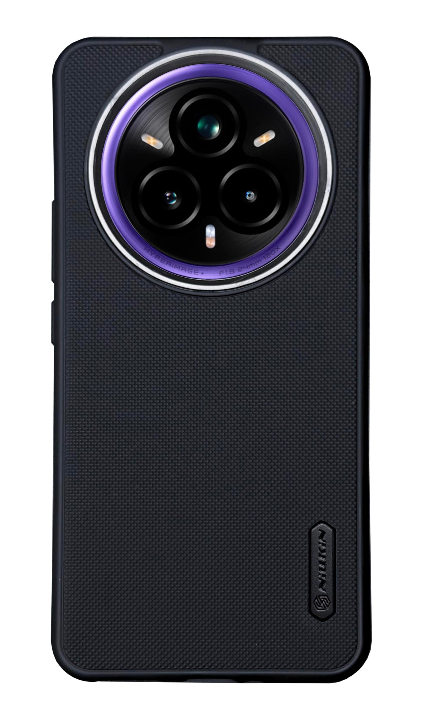 NIUKIN Super Frosted Dotted Case with Camera Ring for Realme 14 Pro Plus