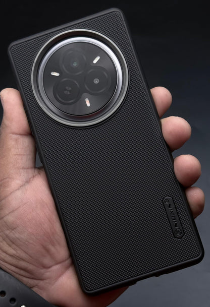 NIUKIN Super Frosted Dotted Case with Camera Ring for Realme 14 Pro