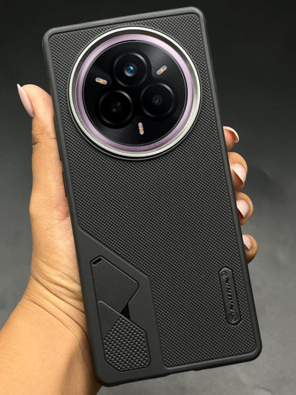 NIUKIN Fancy Super Frosted Dotted Case with Camera Ring for Realme 14 Pro