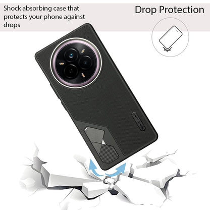 NIUKIN Fancy Super Frosted Dotted Case with Camera Ring for Realme 14 Pro