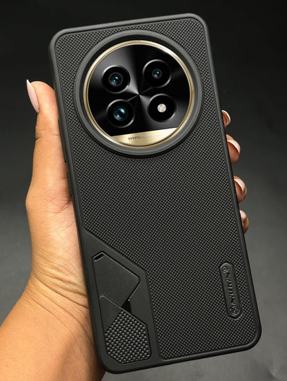 NIUKIN Fancy Super Frosted Dotted Case with Camera Ring for Realme 14 Pro Lite