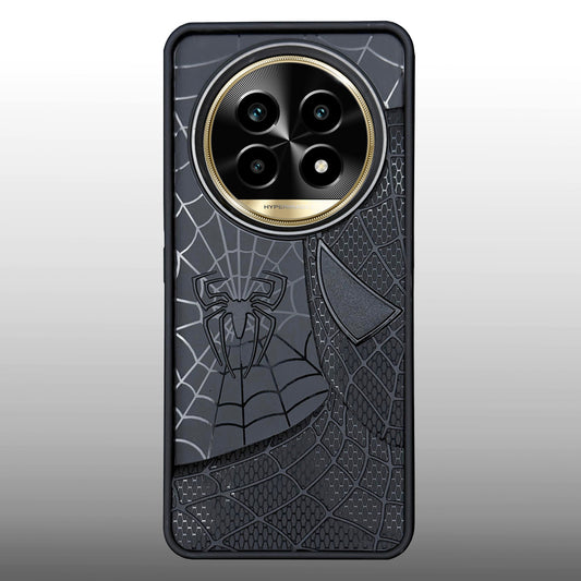Sp Superhero Web Case with Metallic Camera Ring for Realme 14 Pro Lite(5G)