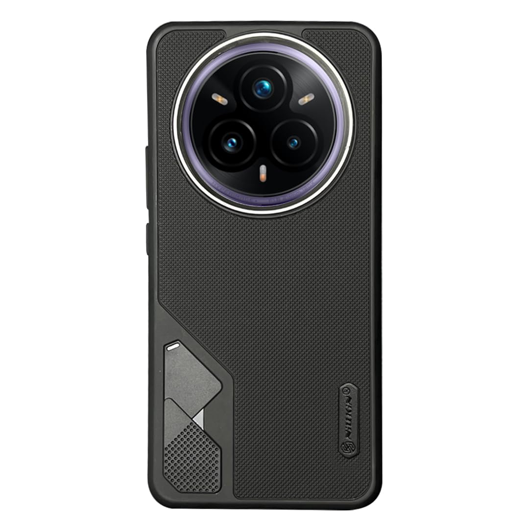 NIUKIN Fancy Super Frosted Dotted Case with Camera Ring for Realme 14 Pro Plus