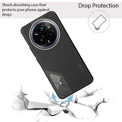 NIUKIN Fancy Super Frosted Dotted Case with Camera Ring for Realme 14 Pro Plus