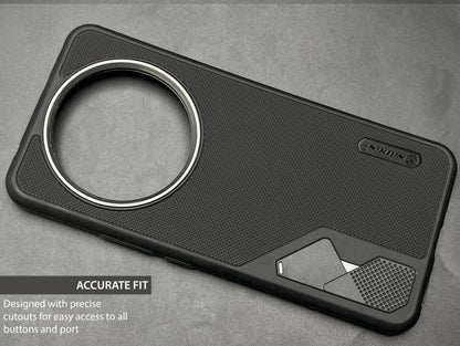 NIUKIN Fancy Super Frosted Dotted Case with Camera Ring for Realme 14 Pro Plus