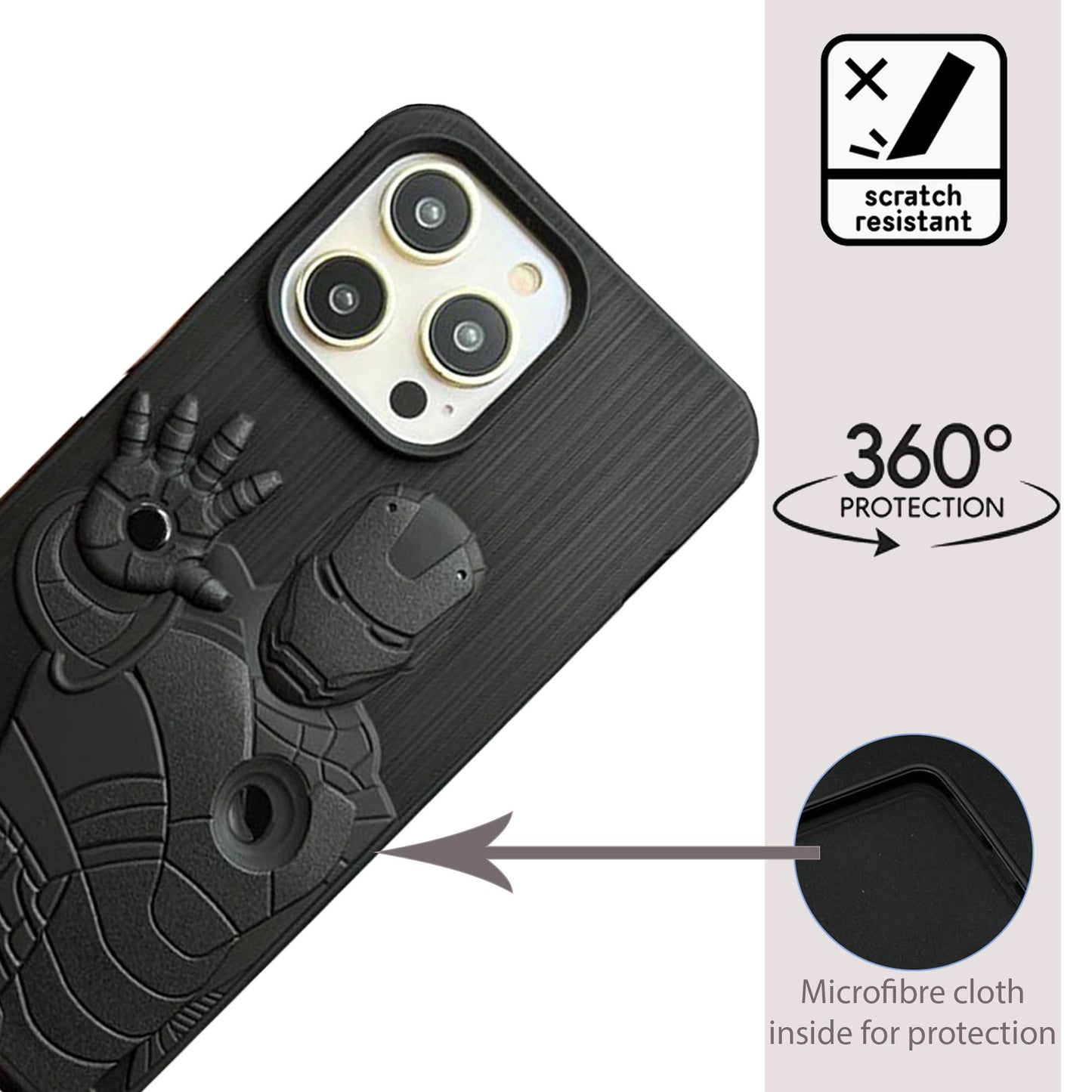 IR Superhero Action Case for iPhone 14 Pro