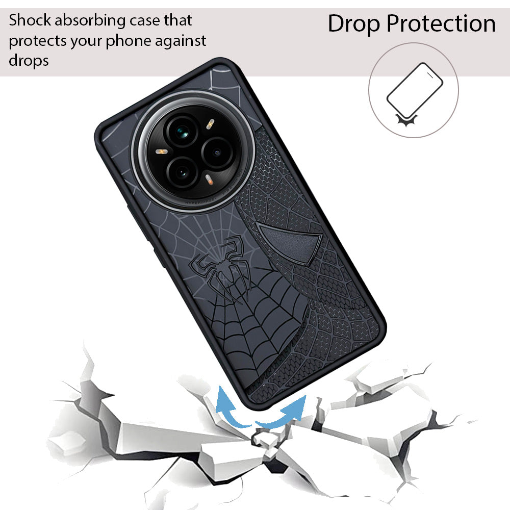Sp Superhero Web Case with Metallic Camera Ring for Realme 14 Pro Plus(5G)