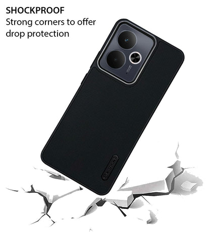 NIUKIN Super Frosted Dotted Case with Camera Ring for Realme 14T