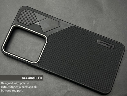 NIUKIN Fancy Super Frosted Dotted Case with Camera Ring for Realme 14T
