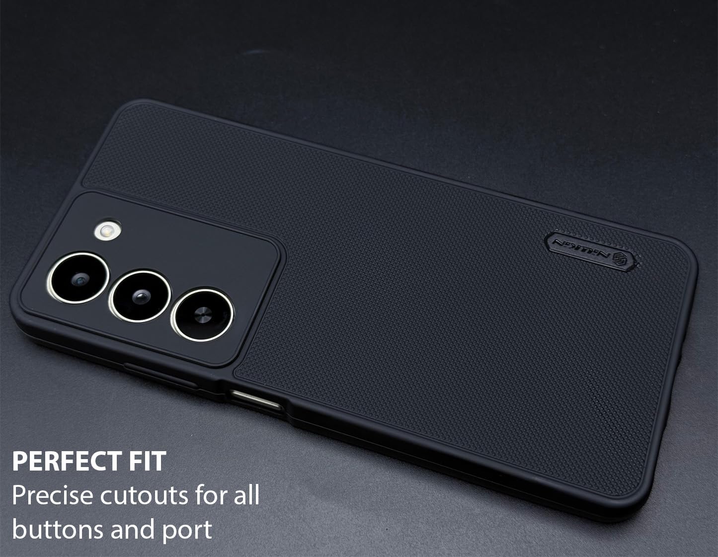 NIUKIN Super Frosted Dotted Case for Realme 14x